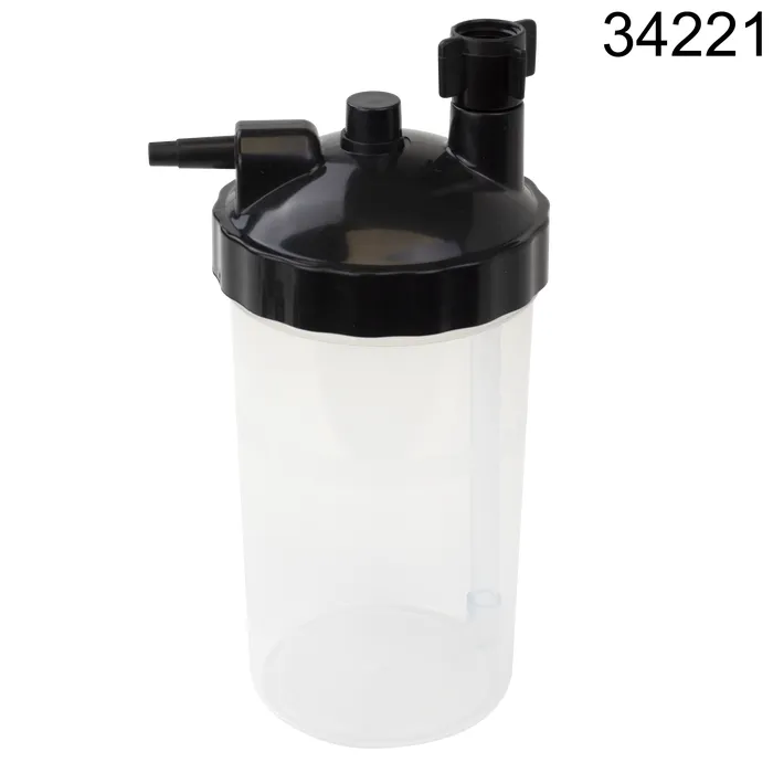 Bubble Humidifier Bottle 400 mL 6 PSI Adds Moisture to RX Oxygen