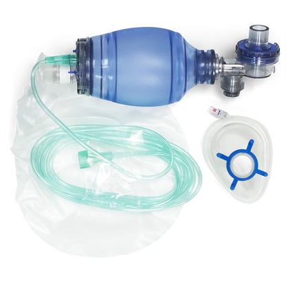 Resuscitation Bag, Pediatric with CPR Mask 2500 cc Manual Pump Bag