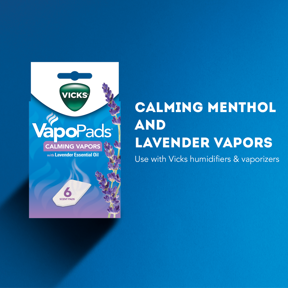 Vicks Calming Menthol and Lavender VapoPads (VSP30) 6 Pack