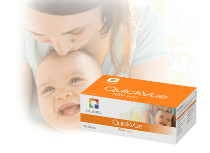 Quidel Quickvue RSV Rapid Testing Kit Respiratory Syncytial Virus (RSV) 20 Test Per Box